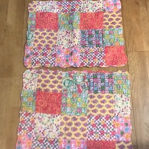 Patchwork Printed standard shams
